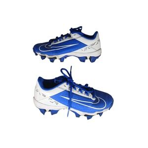 Nike Vapor 35A12 Youth Baseball Cleats Blue White Size 2.5Y DH5G9‎ 400